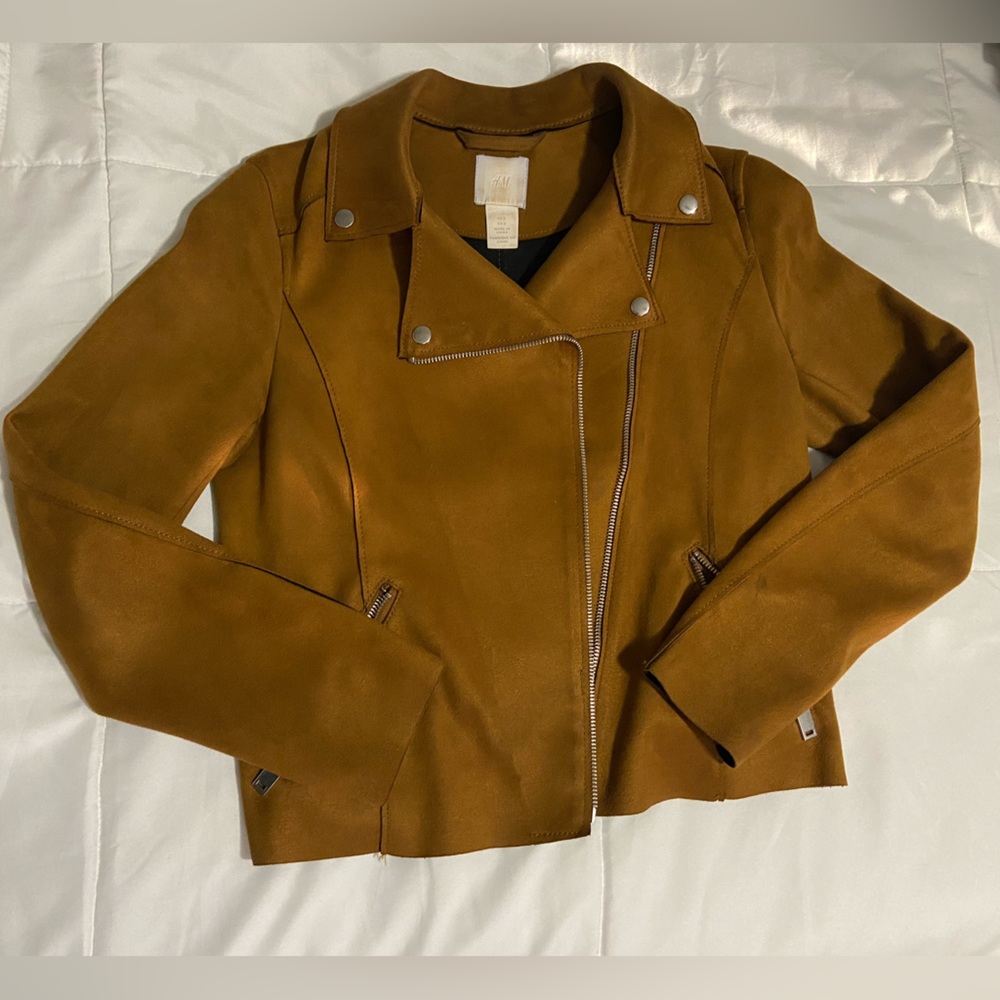 Suede Cropped Jacket